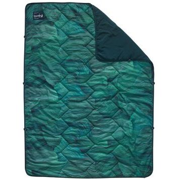THERM-A-REST STELLAR BLANKET Green Wave Print