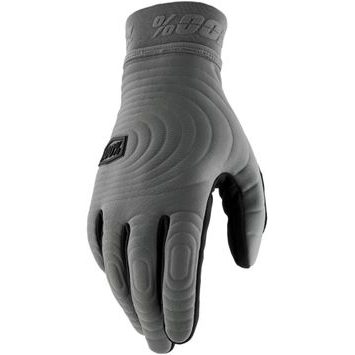 100% BRISKER XTREME Gloves Charcoal