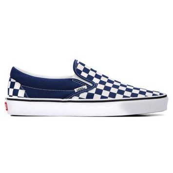 VANS Classic Slip-On COLOR THEORY CHECKERBOARD Deep Indigo