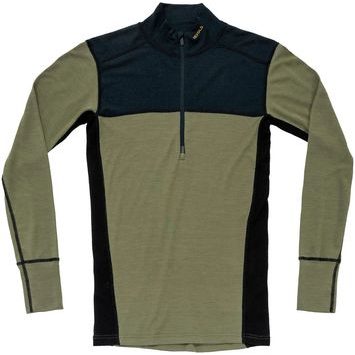 DEVOLD Lauparen Merino 190 Zip Neck Man Ink/Lichen/Black