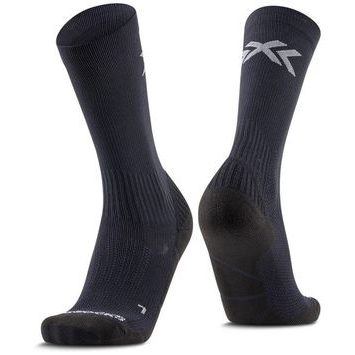 X-BIONIC X-SOCKS® CORE SPORT GRAPHICS CREW OPAL BLACK/ARCTIC WHITE