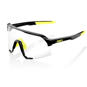 100% S3 - Gloss Black - Photochromic Lens