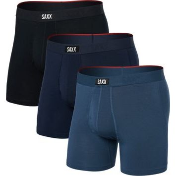SAXX VIBE XTRA SC BB FLY 3PK, dark denim/navy/black