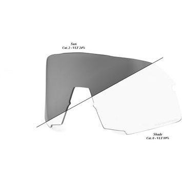 100% S3 Replacement Lens - Photochromic Clear/Smoke