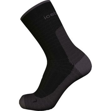 ICEBREAKER M Mer Hike+ Ultralight Crew BLACK/OBSIDIAN