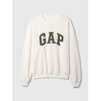 GAP Oversize mikina s logem Bílá