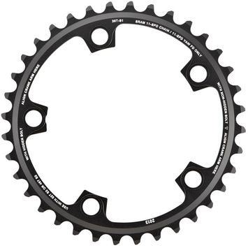 SRAM CRING ROAD 36T 11S S1 110 AL3 BTBLK