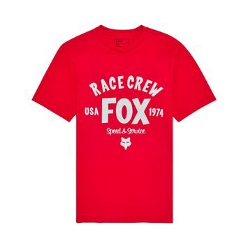 FOX Slogan S Prem Tee Flame Red