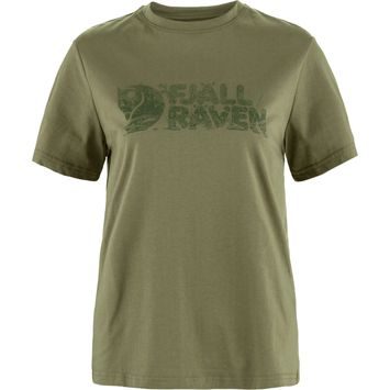 FJÄLLRÄVEN Lush Logo T-shirt W Green