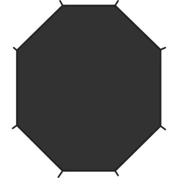 FJÄLLRÄVEN View 2 Footprint Black