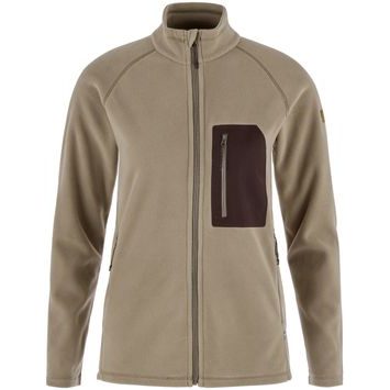FJÄLLRÄVEN Kaipak Fleece W Suede Brown-Black Oak