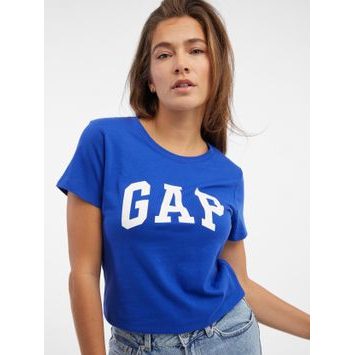 GAP 268820-86 Tričko s logem GAP Modrá
