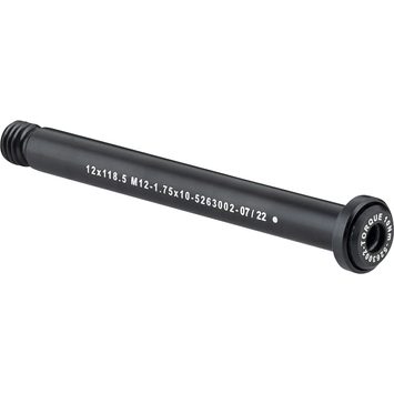 BONTRAGER Skewer Bontrager Thru Axle 12 x 118.5mm Black Front