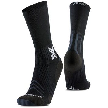 X-BIONIC X-SOCKS® RUN EXPERT SILK MERINO CREW X Black/Light Grey