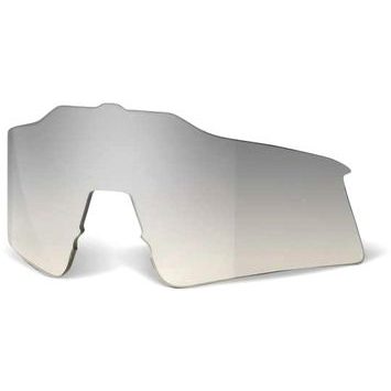 100% SPEEDCRAFT XS Replacement Lens - Low-light Yellow Silver Mirror