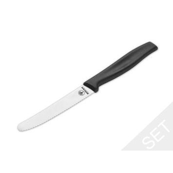 BÖKER SOLINGEN Brötchenmesser Schwarz Set 6 Stück