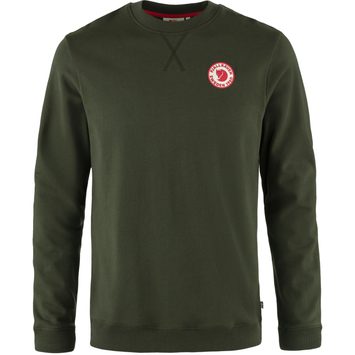 FJÄLLRÄVEN 1960 Logo Badge Sweater M, Deep Forest