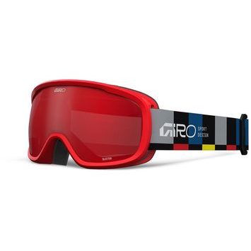 GIRO Buster Black Blocks-Amber Scarlet