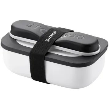GUZZINI Dóza na potraviny s cestovním příborem STORE&GO, bílá