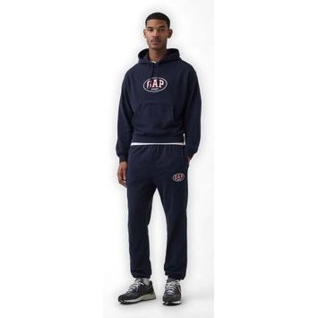GAP 887933-03 Tepláky s logem VintageSoft Tmavě modrá