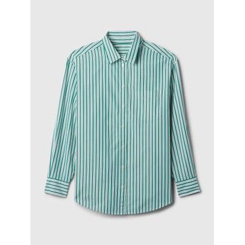 GAP 755814-34 Košile z organické bavlny Zelená