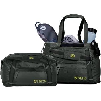 NEMO EQUIPMENT Double Haul Convertible Duffel 30L Black