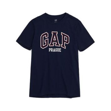 GAP Tričko s logem GAP Prague Tmavě modrá