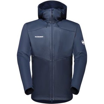 MAMMUT Ultimate VII SO Hooded Jacket Men, marine