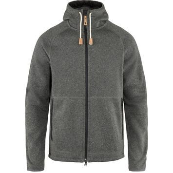 FJÄLLRÄVEN Övik Fleece Hoodie M Dark Grey