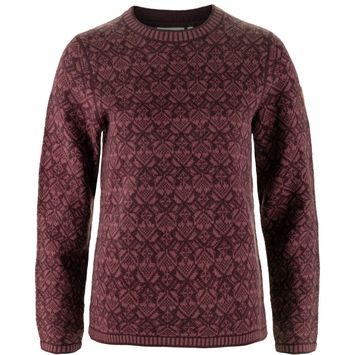 FJÄLLRÄVEN Snow Round Neck Sweater W Port