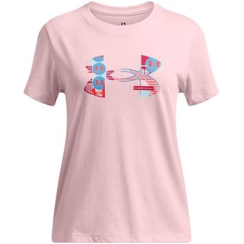 UNDER ARMOUR UA Big Logo UA Fill SS, růžová