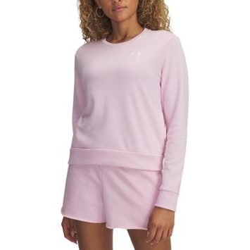 UNDER ARMOUR UA Rival Terry Crew růžová