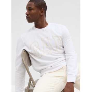 GAP 427434-13 Mikina s logem GAP Bílá