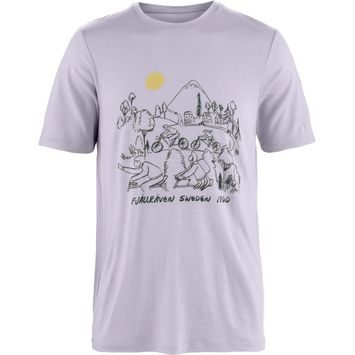 FJÄLLRÄVEN Hoja Lugnt Wool T-shirt M Lavender Mist