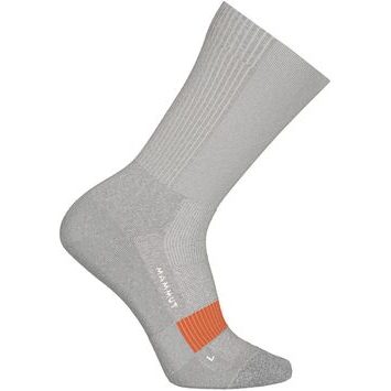 MAMMUT All-Mountain Targeted Cushion Merino Crew Socks alloy-tangerine-white