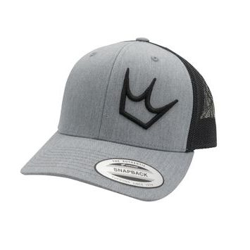 PEATYS PUBWEAR TRUCKER CAP CROWN GREY / BLACK