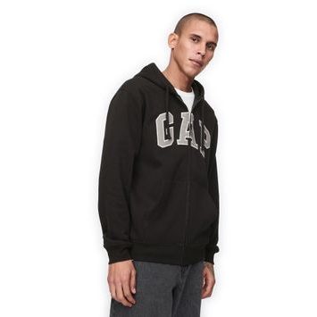 GAP 715005-30 Mikina na zip Černá