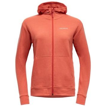 DEVOLD Everyday Zip Hoodie Wmn, Coral