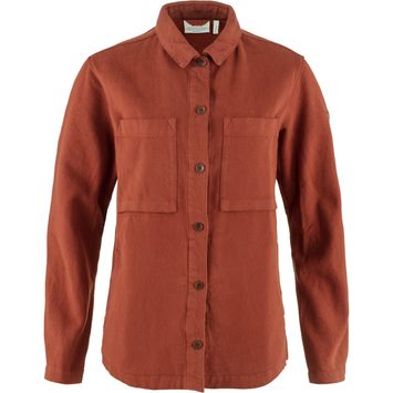 FJÄLLRÄVEN Singi Flannel Overshirt W, Autumn Leaf