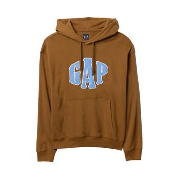 GAP Oversize mikina s logem Hnědá