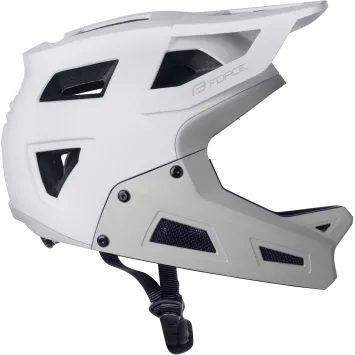 FORCE F DROP downhill, bílo-šedá XS-S