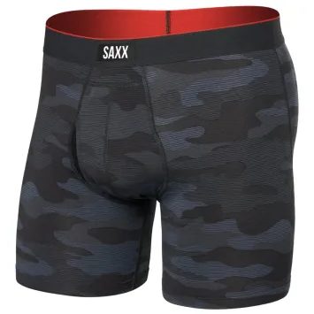 SAXX MULTI-SPORT MESH BOXER BRIEF FLY remote camo-faded black
