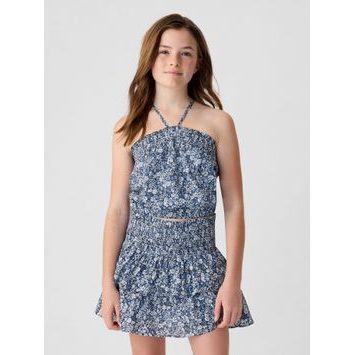 GAP 434439-01 Dětský vzorovaný top Modrá