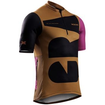 X-BIONIC COREFUSION GRAVEL JERSEY MEN MULTI COLOR/PEANUT BUTTER