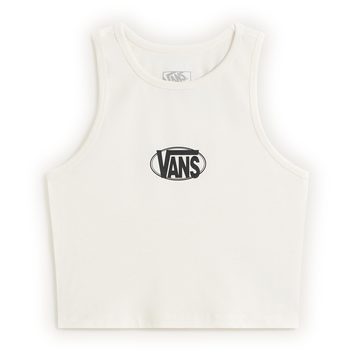 VANS OVAL LOGO TANK EGRET