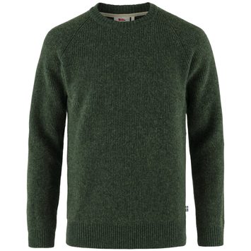 FJÄLLRÄVEN Övik Rib Sweater M, Deep Forest