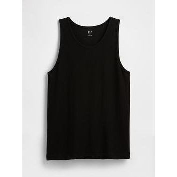 GAP Žebrované tílko Černá