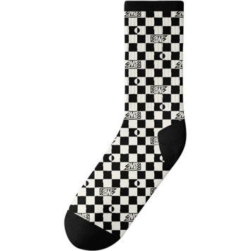 VANS Ticker Crew CHECKERBOARD Black