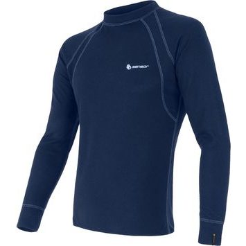 SENSOR DOUBLE FACE pánské triko dl.rukáv deep blue