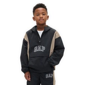 GAP 795732-01 Dětská nepromokavá nylonová bunda Černá